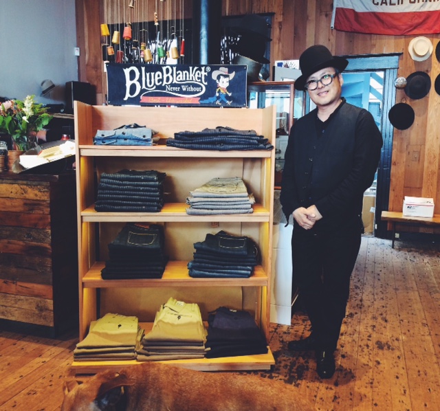 Howard representing the Blue Blanket Jean Collection