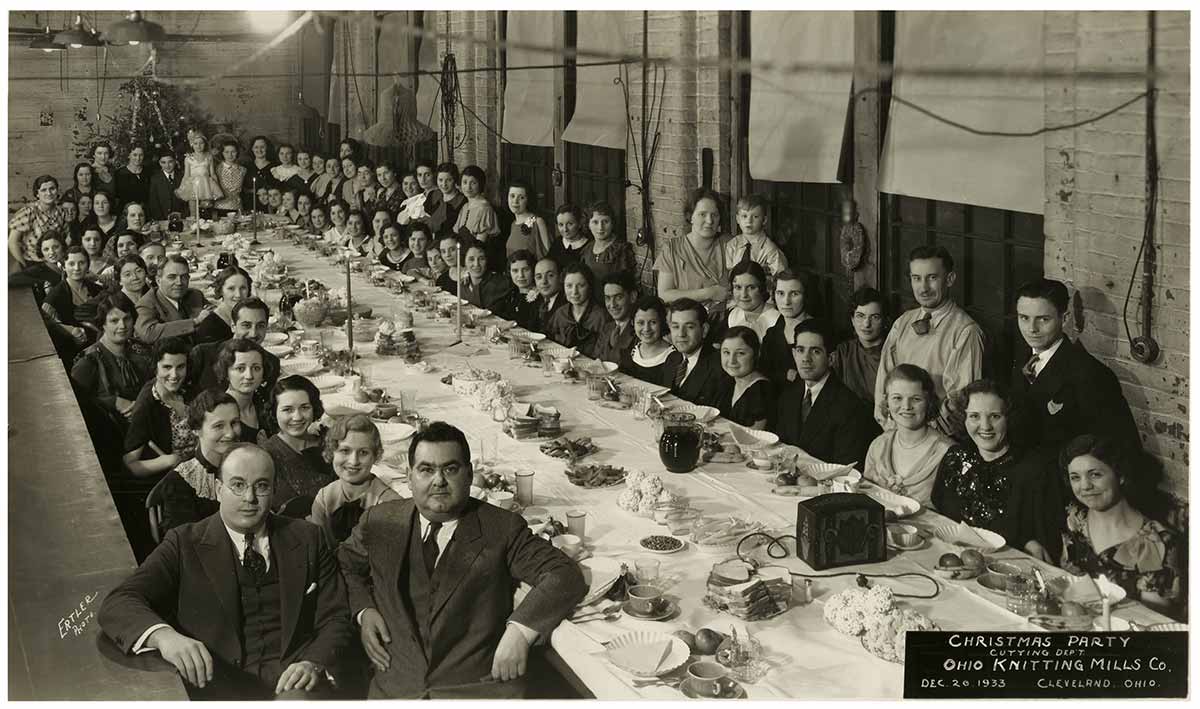 Ohio Knitting Mills Christmas Party, December 1933.