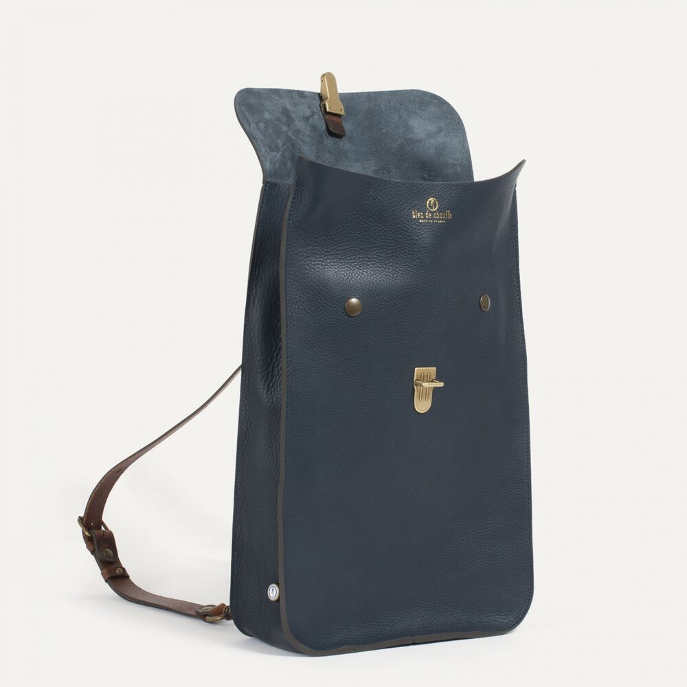 Bleu de Chauffe - Zibeline Full-Grain Leather Backpack Bleu de Chauffe