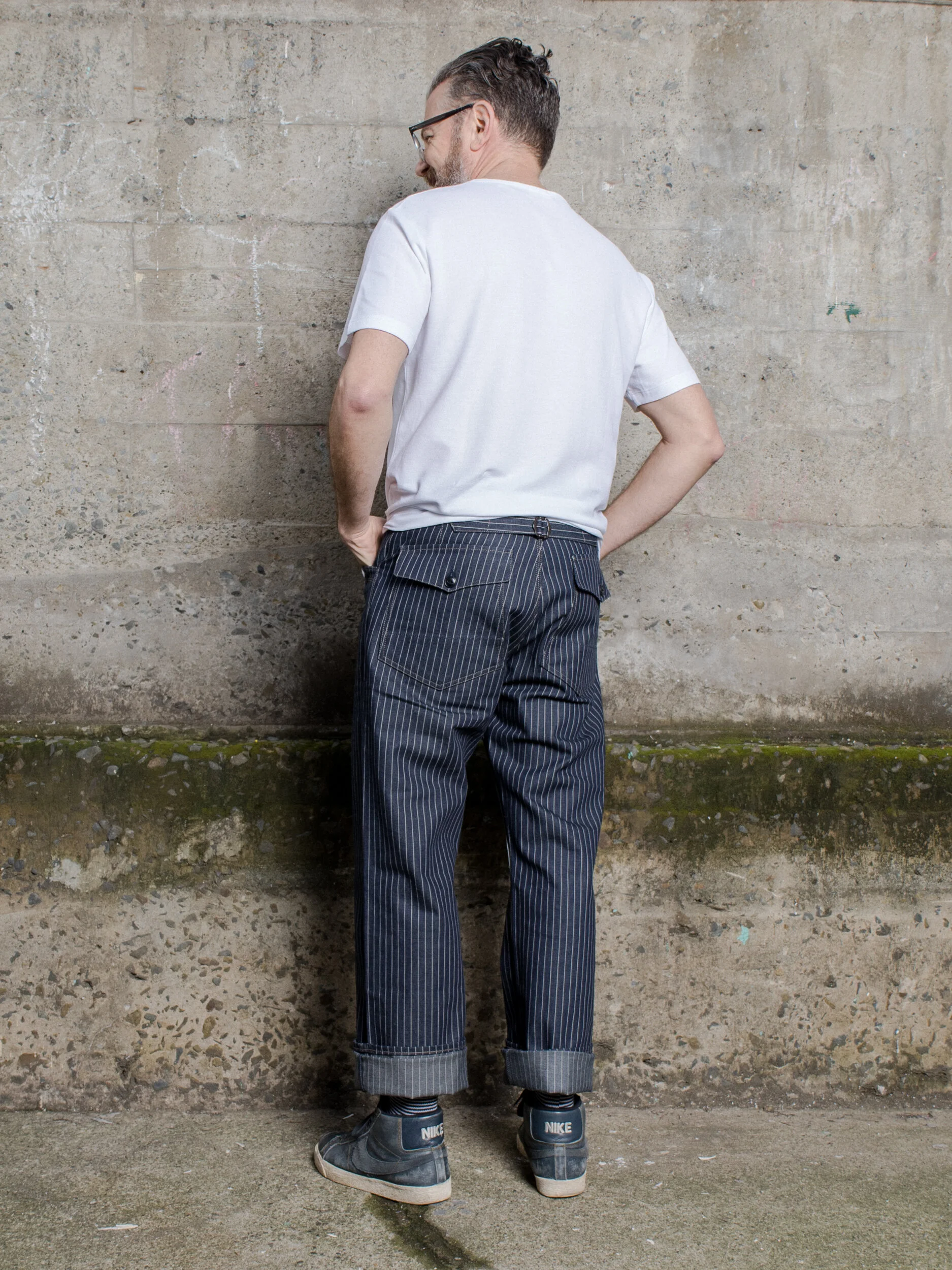 Blue Blanket | IJ1 Wabash Relaxed Pant Blu — AB Fits
