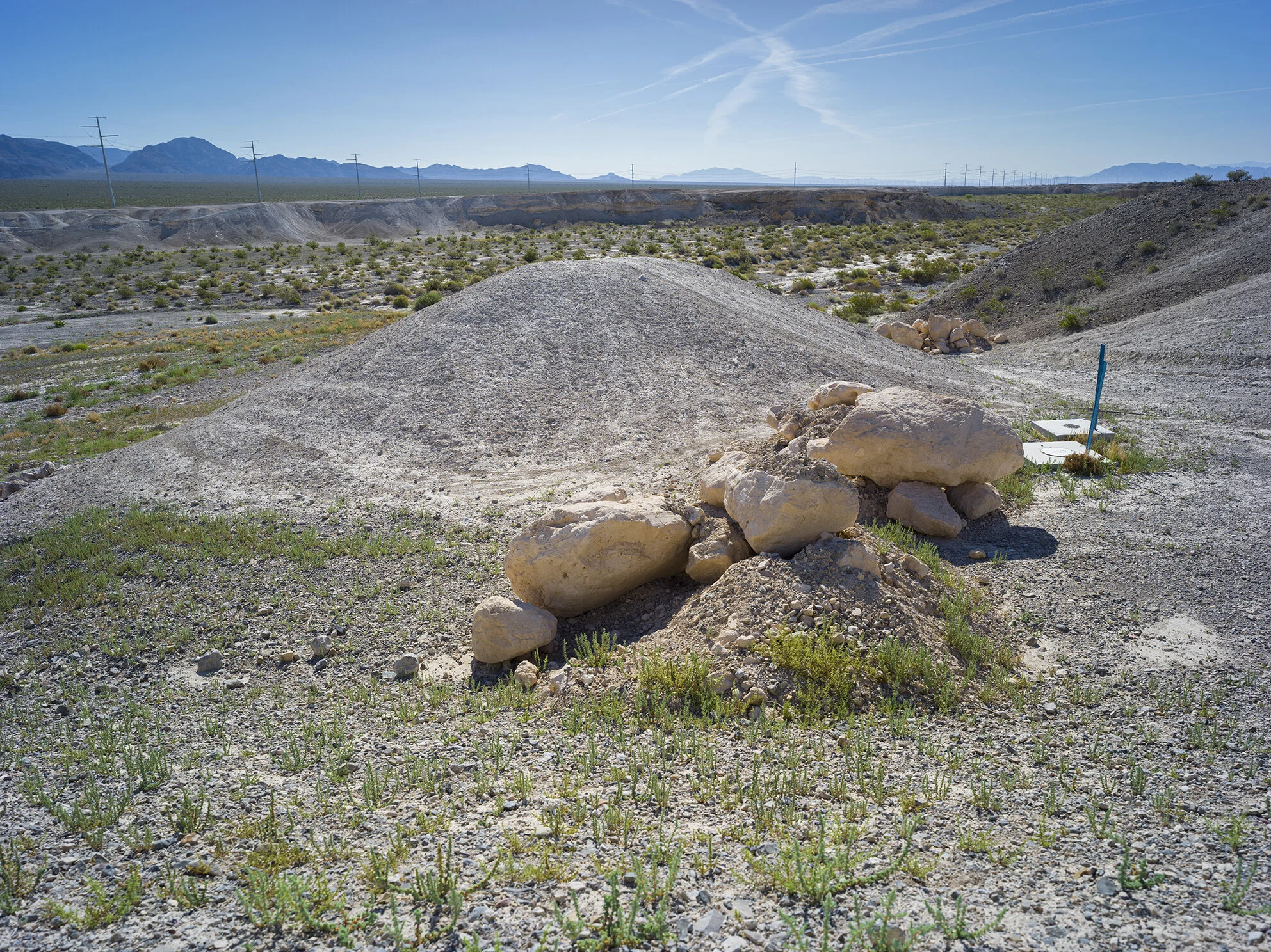 Man made dirt pile in the desert outside Las Vegas_web.jpg