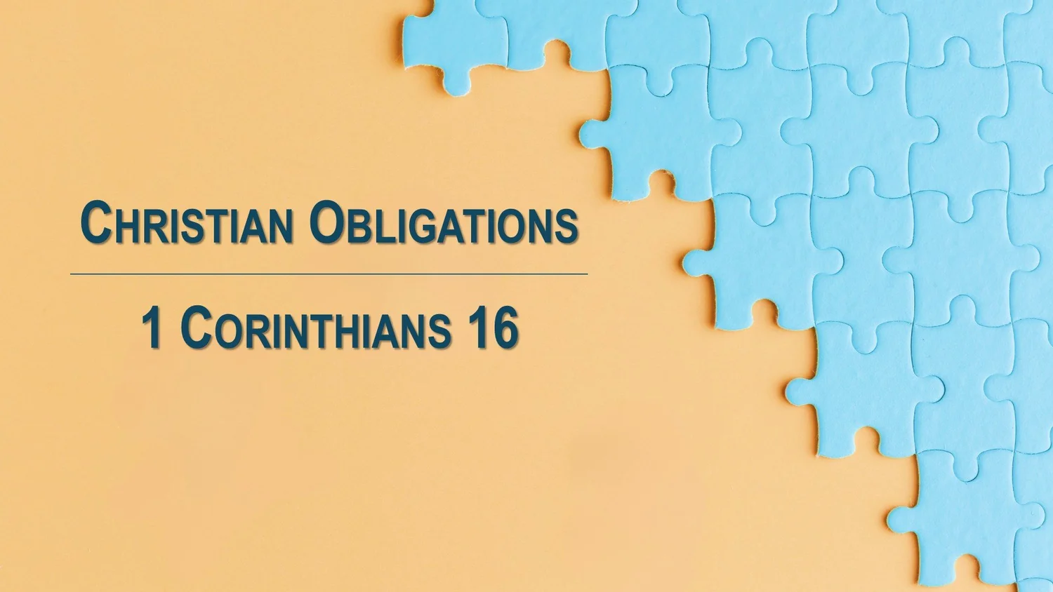 From Chaos to Christ: Christian Obligations