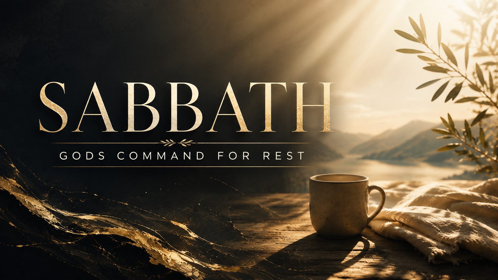 Sabbath: God’s Command for Rest