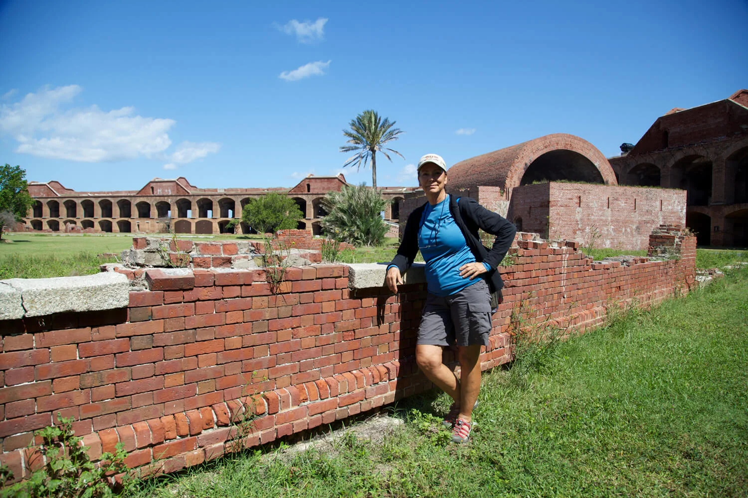 Terry trekking Tortugas. Park visit #53 .