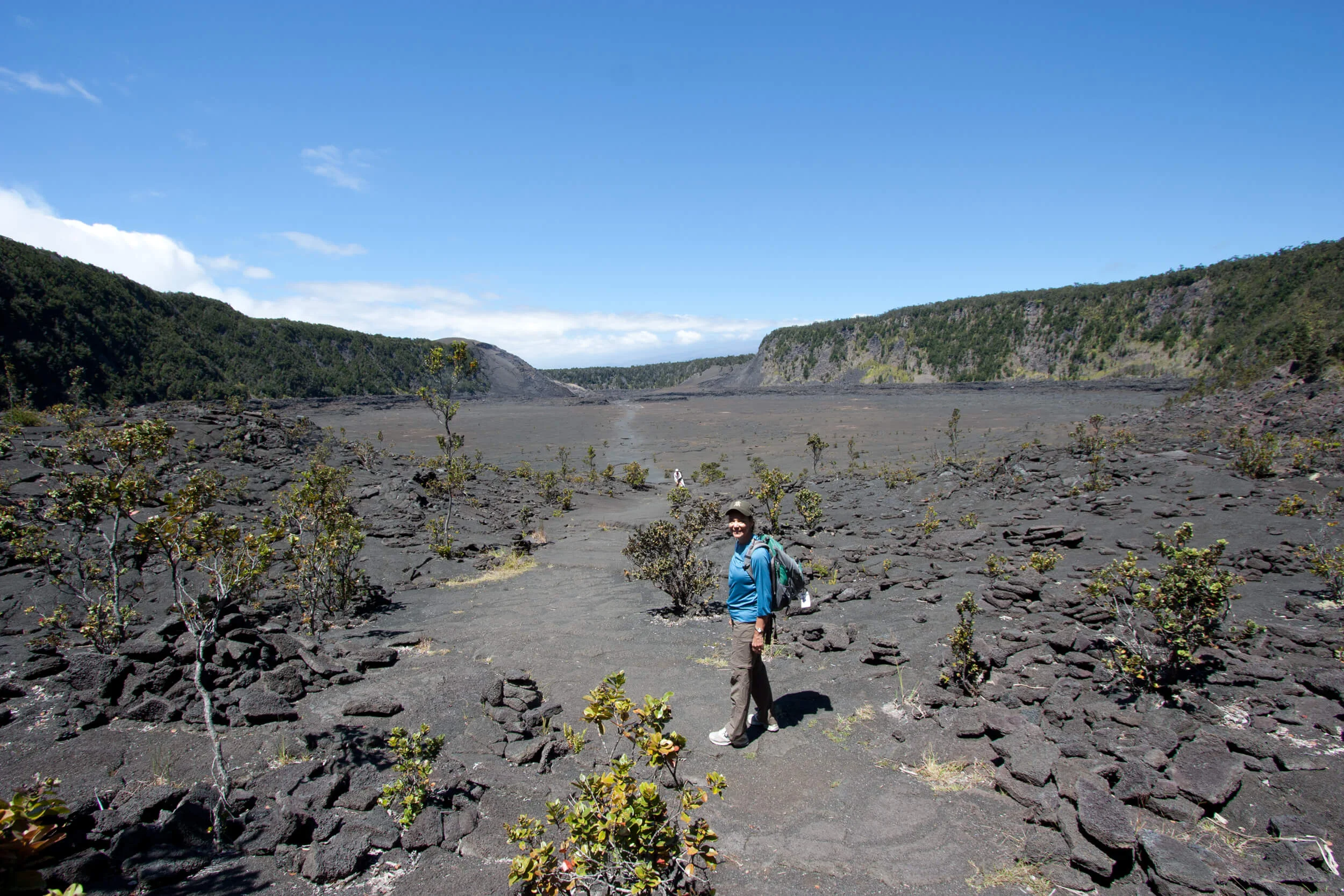 Trekking the Kilauea Iki Trail during our 31st park visit. This hike is currently OFF LIMITS due to the current volcanic activity!