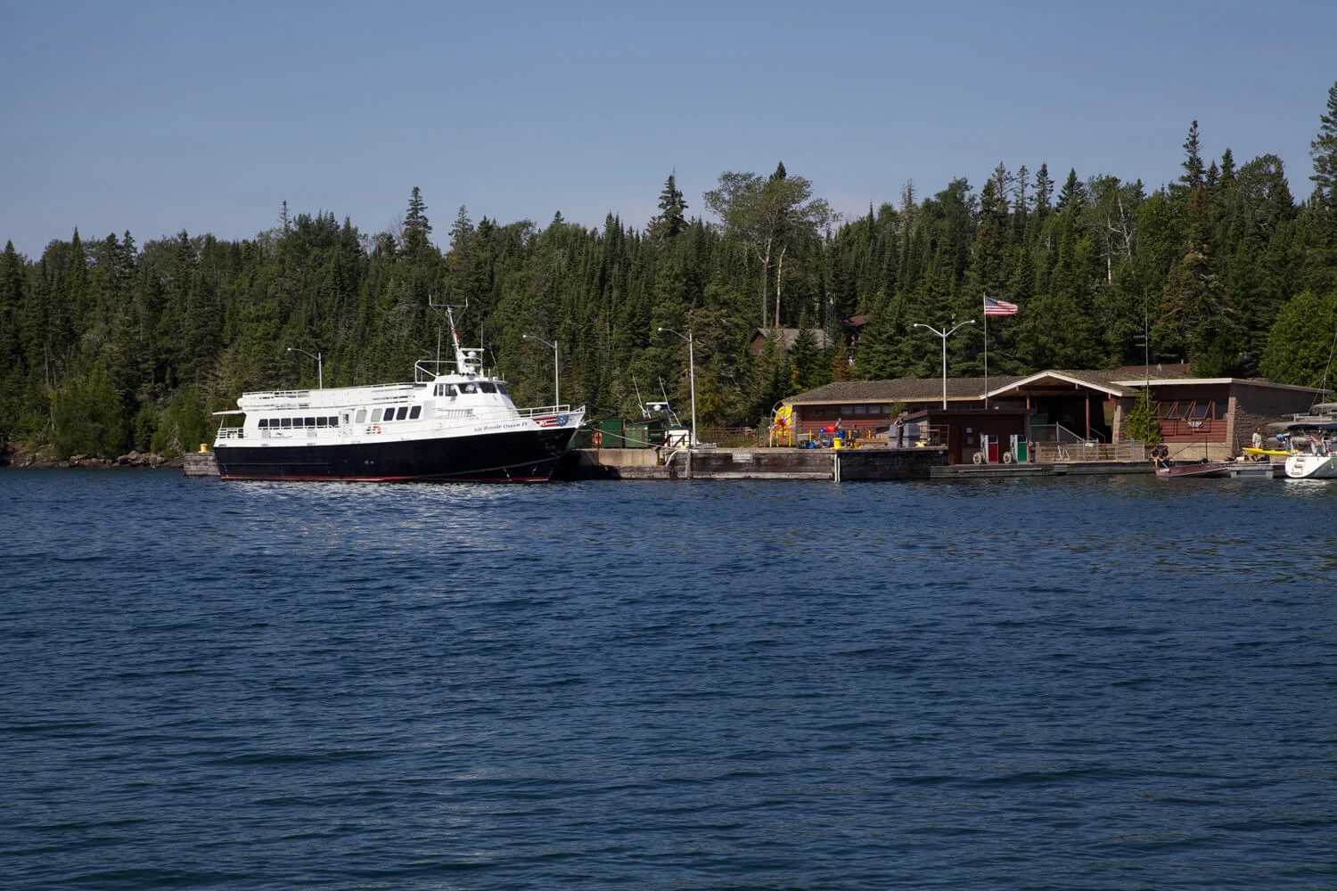 Two ways to get to Isle Royale - Ferry or Sea Plane.