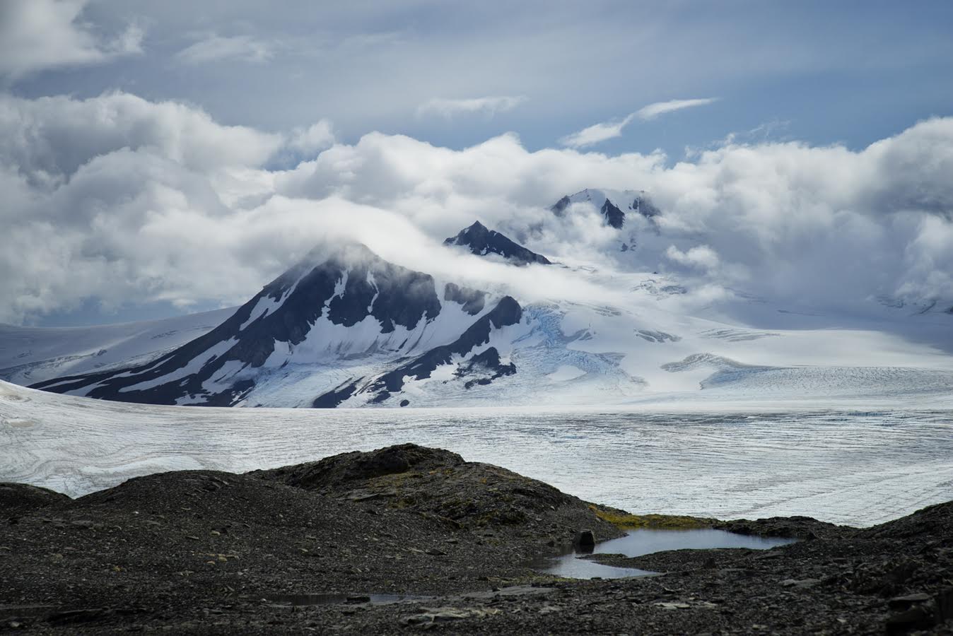 Harding Icefields - keno Fjords National Park. Photo by Andrew Thomas