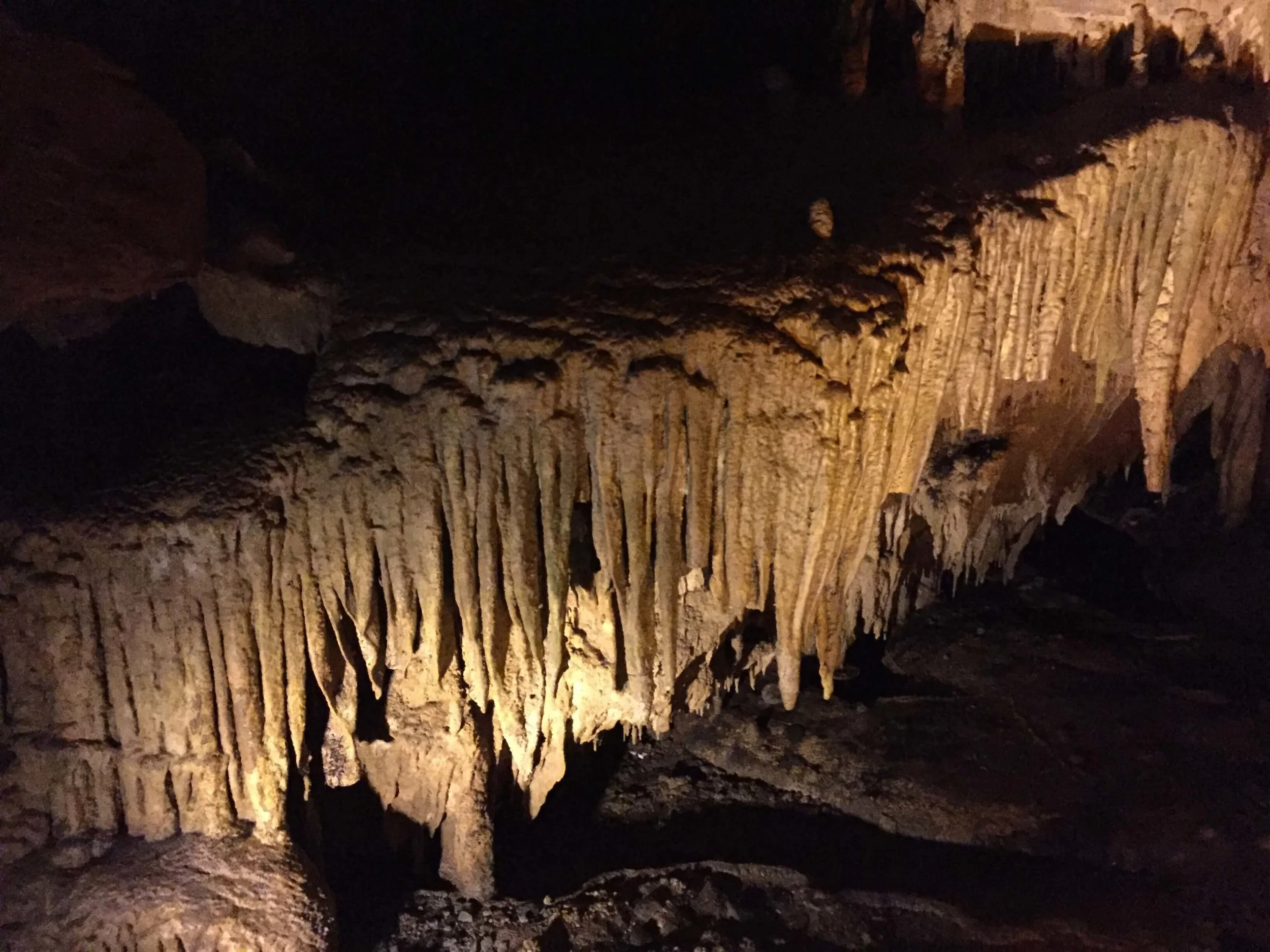 Typical cave formations
