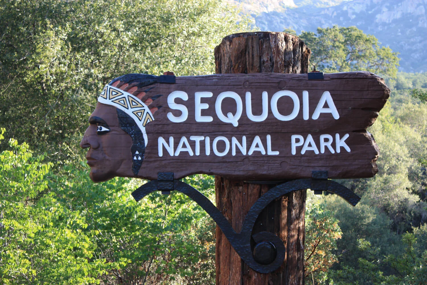 One of the best park signs we encountered while visiting our 13th park. 