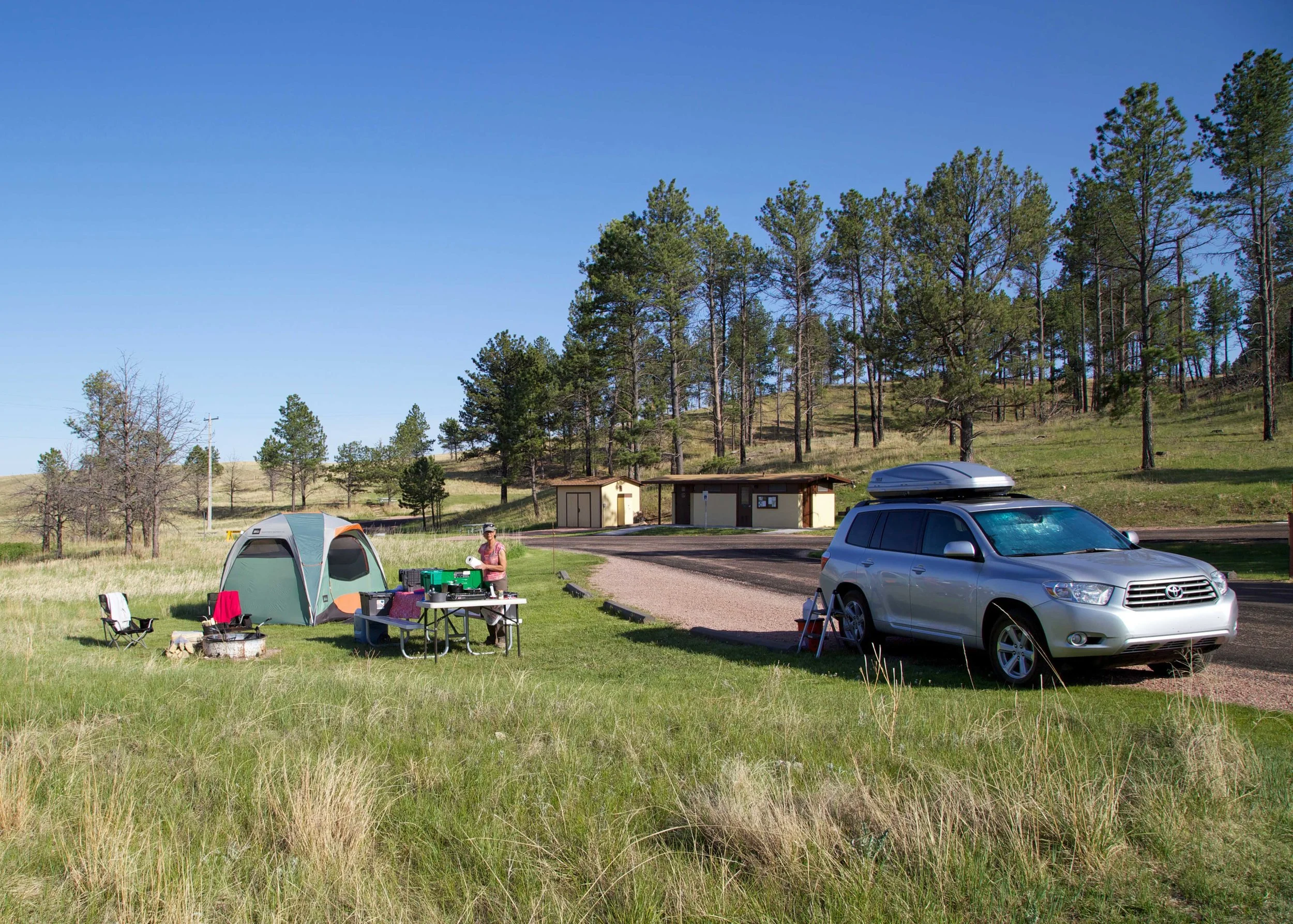 Camp Wind Cave. Our 34th park visit. 