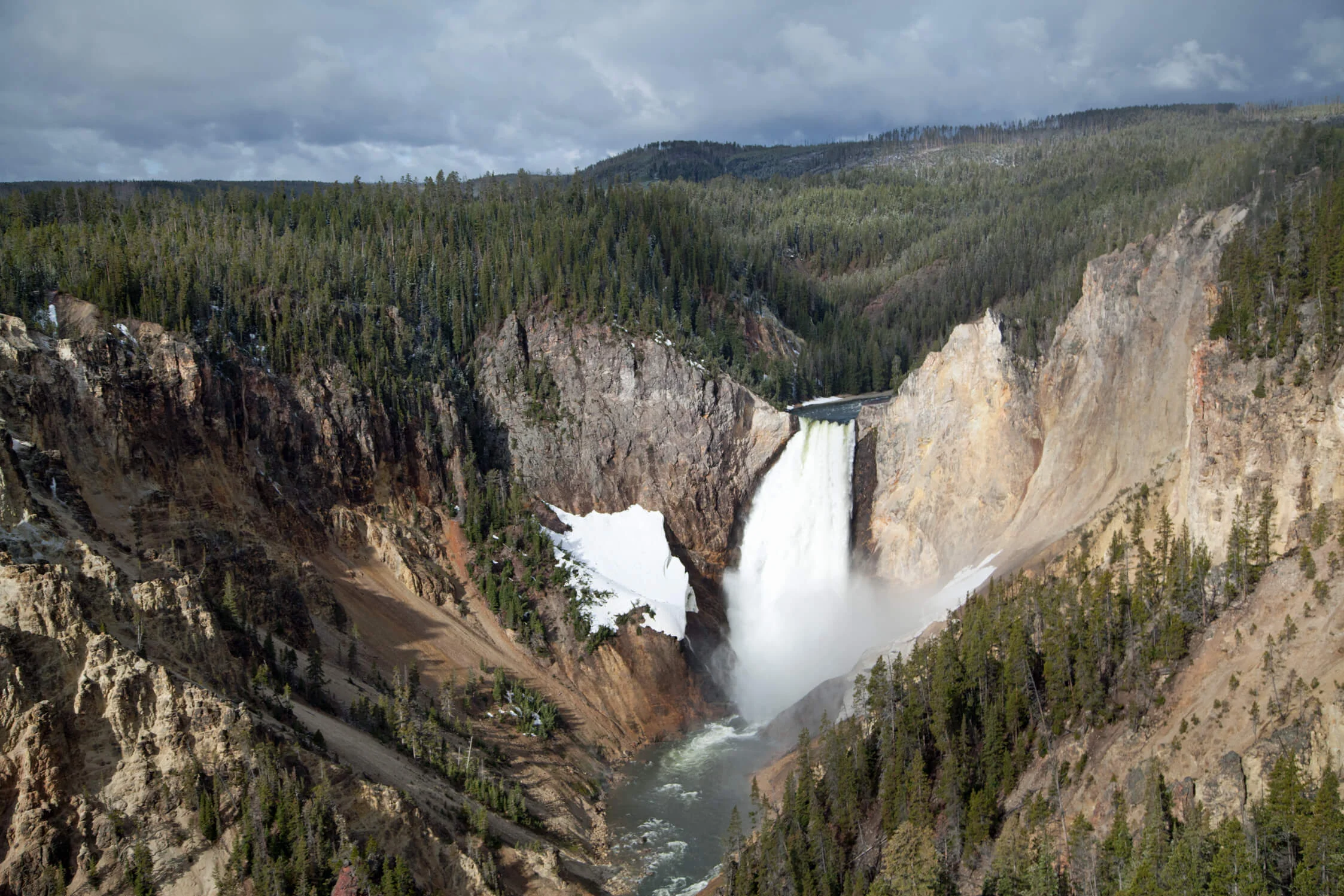 Grand Canyon of the Yellowstone and its magnificent waterfalls.