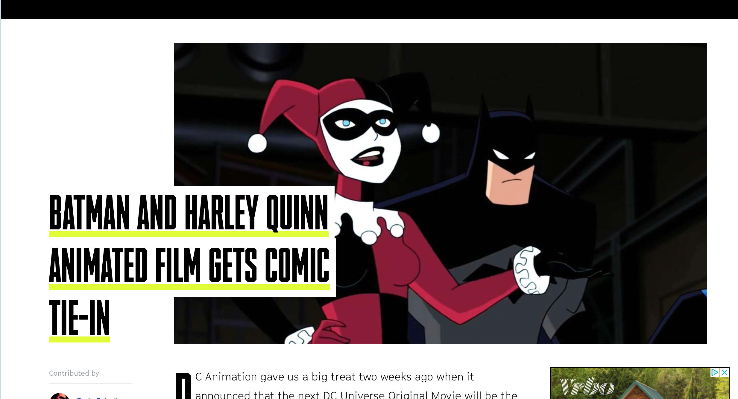 SYFY: BATMAN AND HARLEY QUINN ANIMATED FILM GETS COMIC TIE-IN