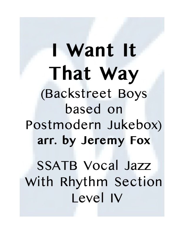 Backstreet Boys - I Want It That Way Lyrics