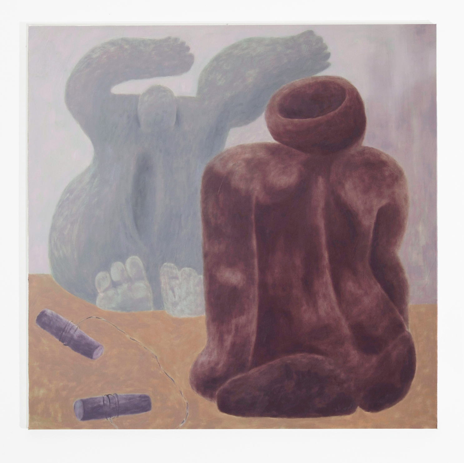 Chatty Forms 30 inches x 30 inches Oil on canvas 2016