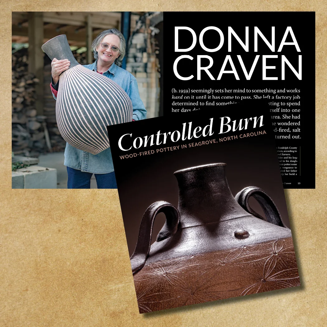 Donna Craven (b. 1959) left a factory job determined to find something more interesting to spend her days doing. Sixteen long, hard years later, she's mastered the art of studio pottery.