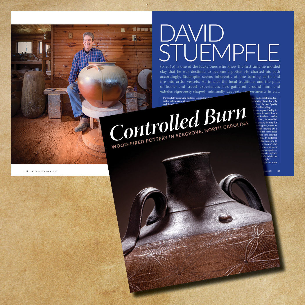 David Stuempfle (b. 1960) travelled the country as a journeyman potter. Now, he travels the world learning about ceramics, as a studio potter with Seagrove, North Carolina as his home base.