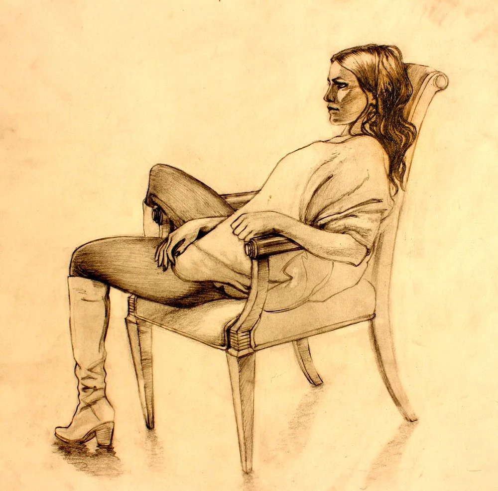 Woman In Chair