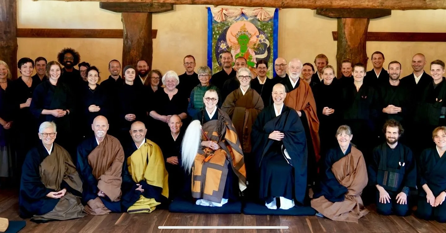 Deep bows of gratitude to Roshi Joan and the Upaya Sangha and congratulations to our dharma sister Anette Myozen!