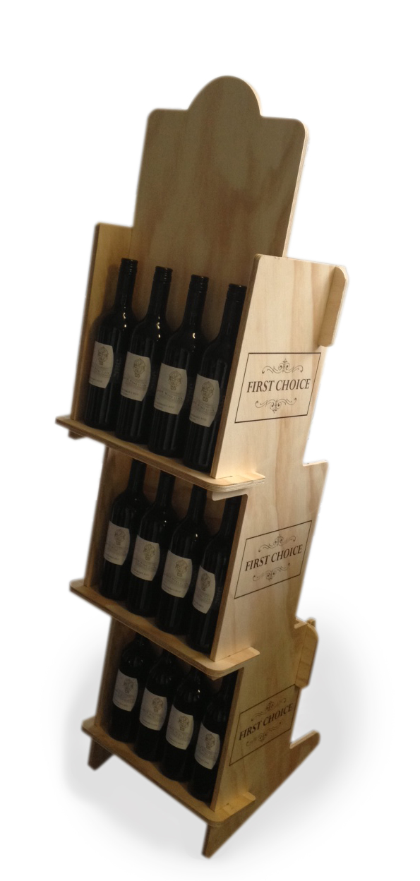 Wine stand - flatpack