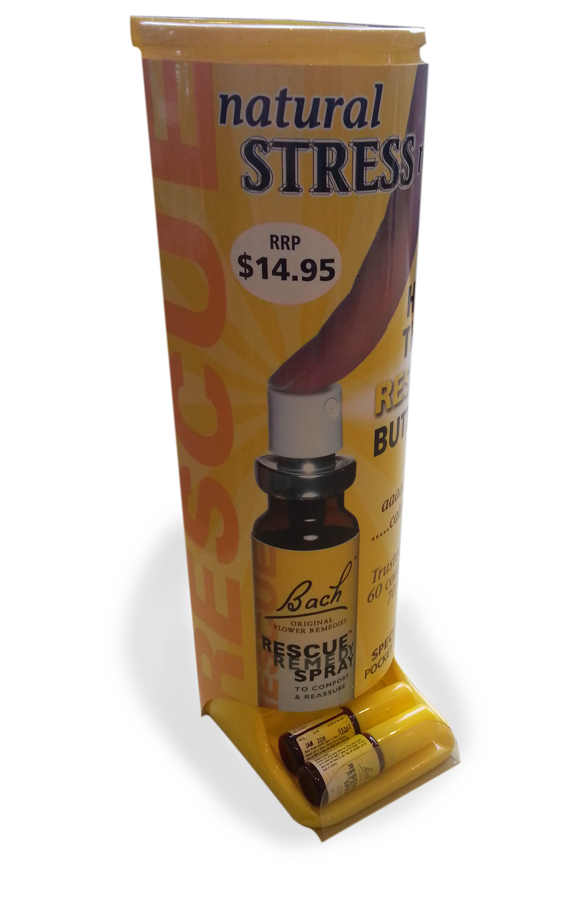 Rescue Remedy roll feed counter unit