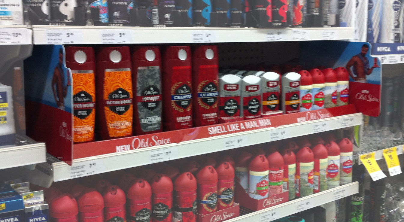 Old Spice shelf managent