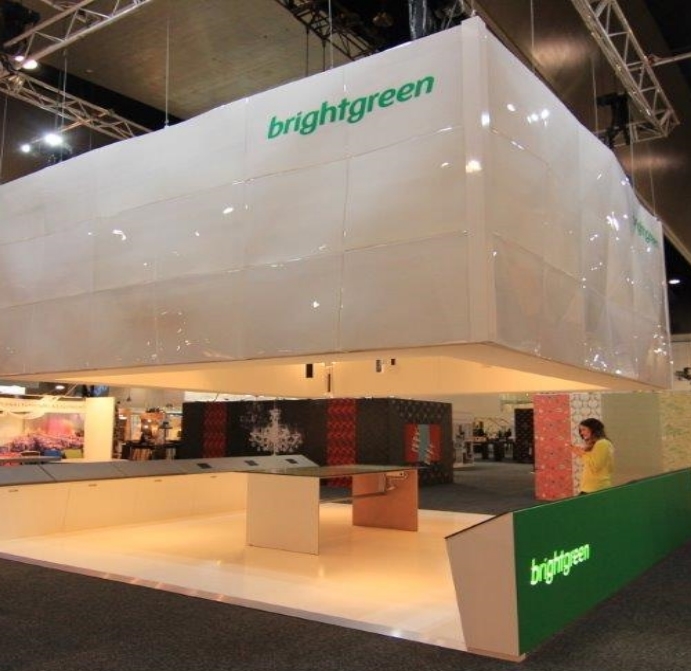 Wave mouldings in opal acrylic. Supplied to exhibition installation client for overhead feature suspended from rigging.