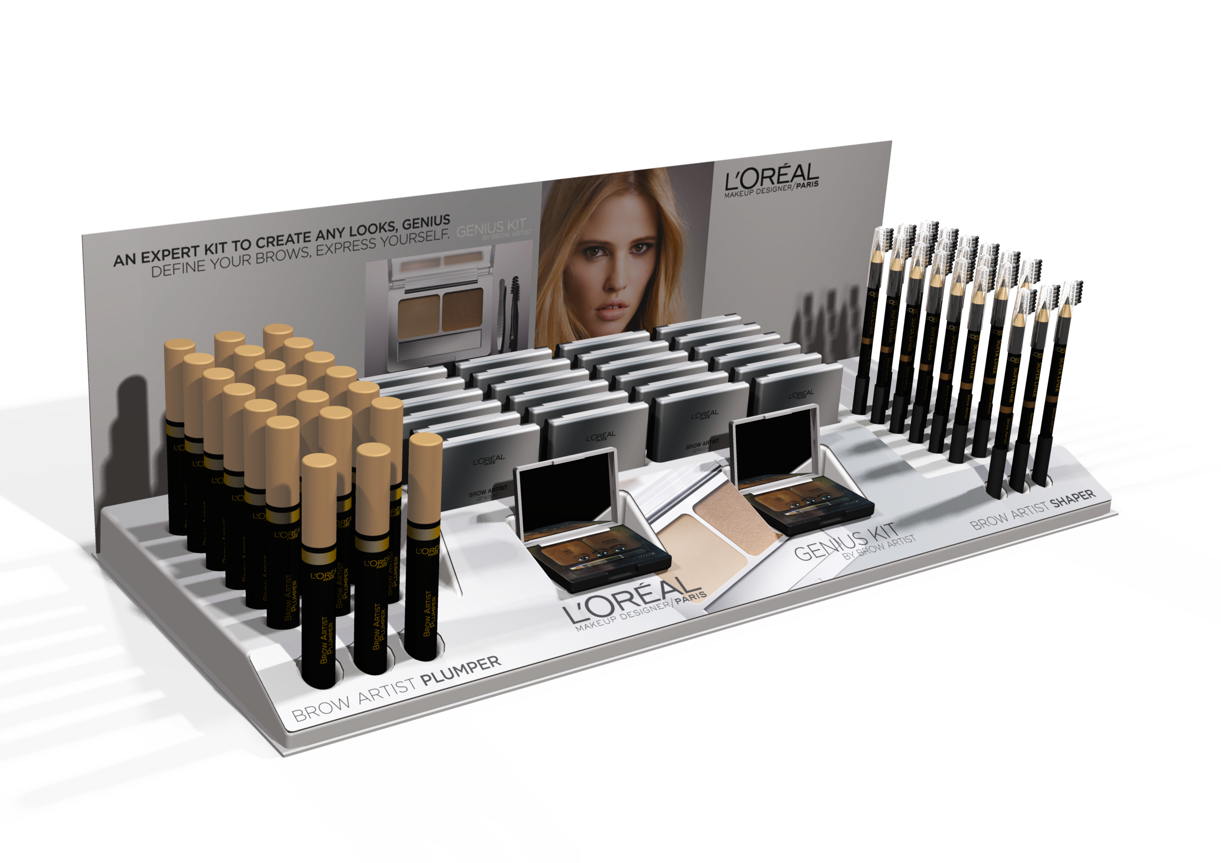 Loreal Brow story Hotspot