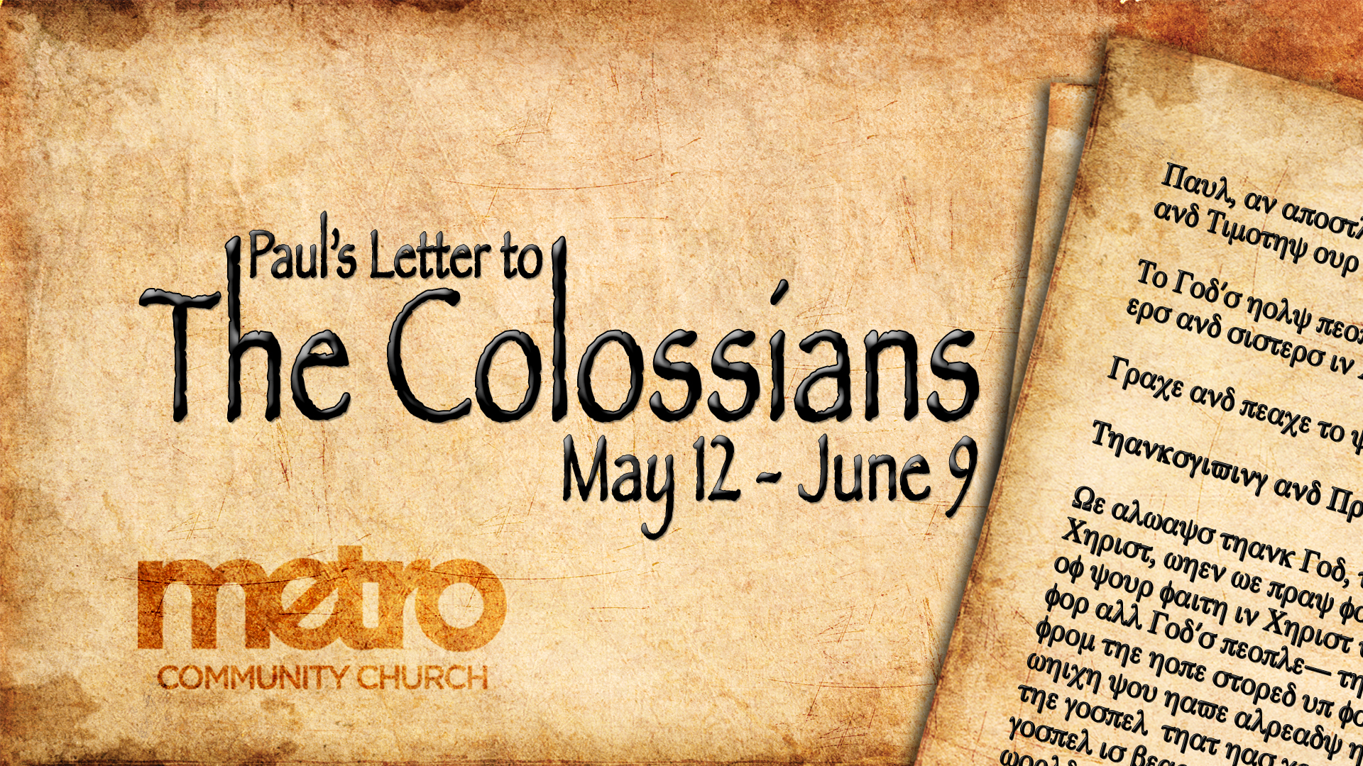 The Book Of Colossians