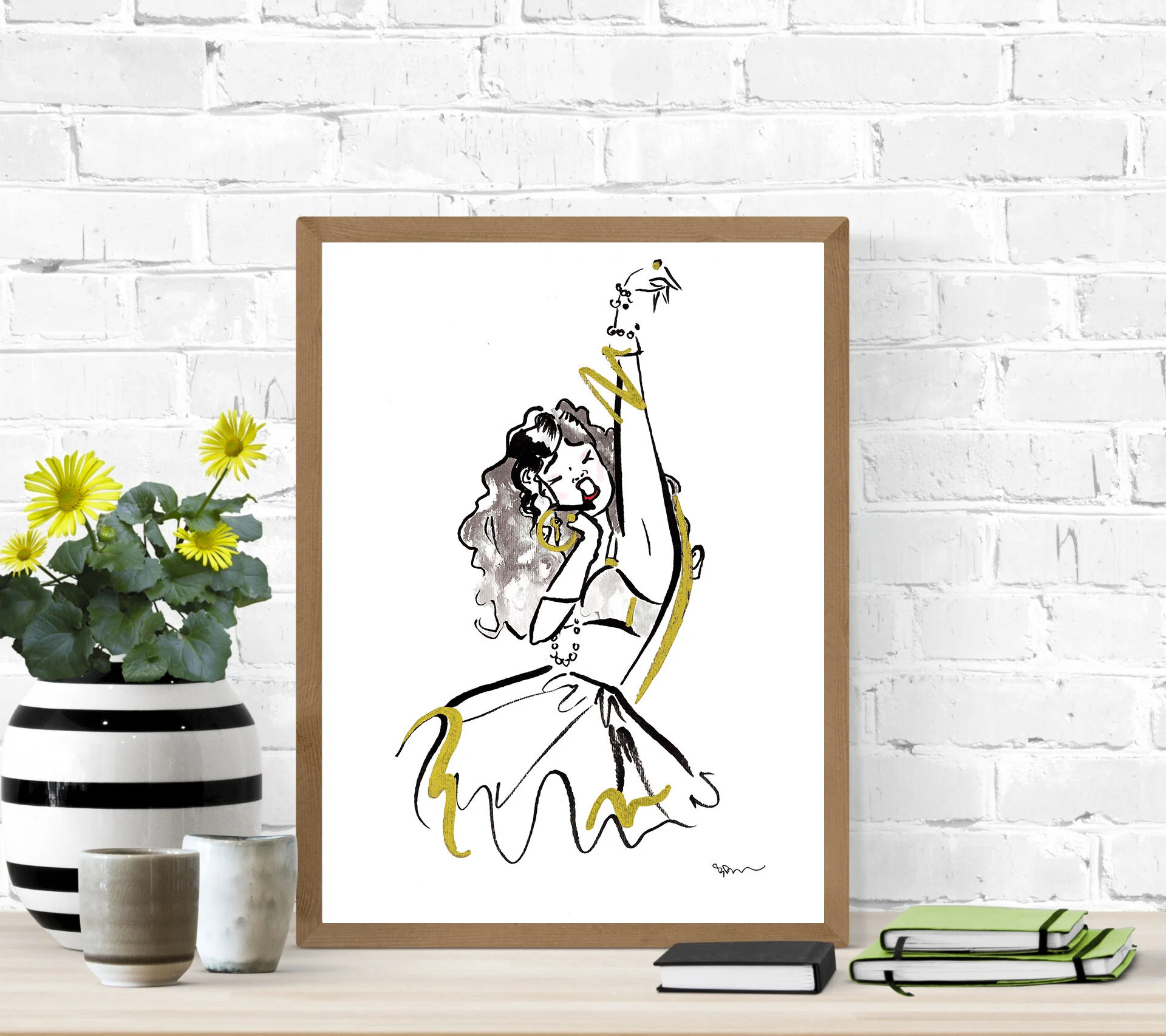 Electric Youth Illustration Print