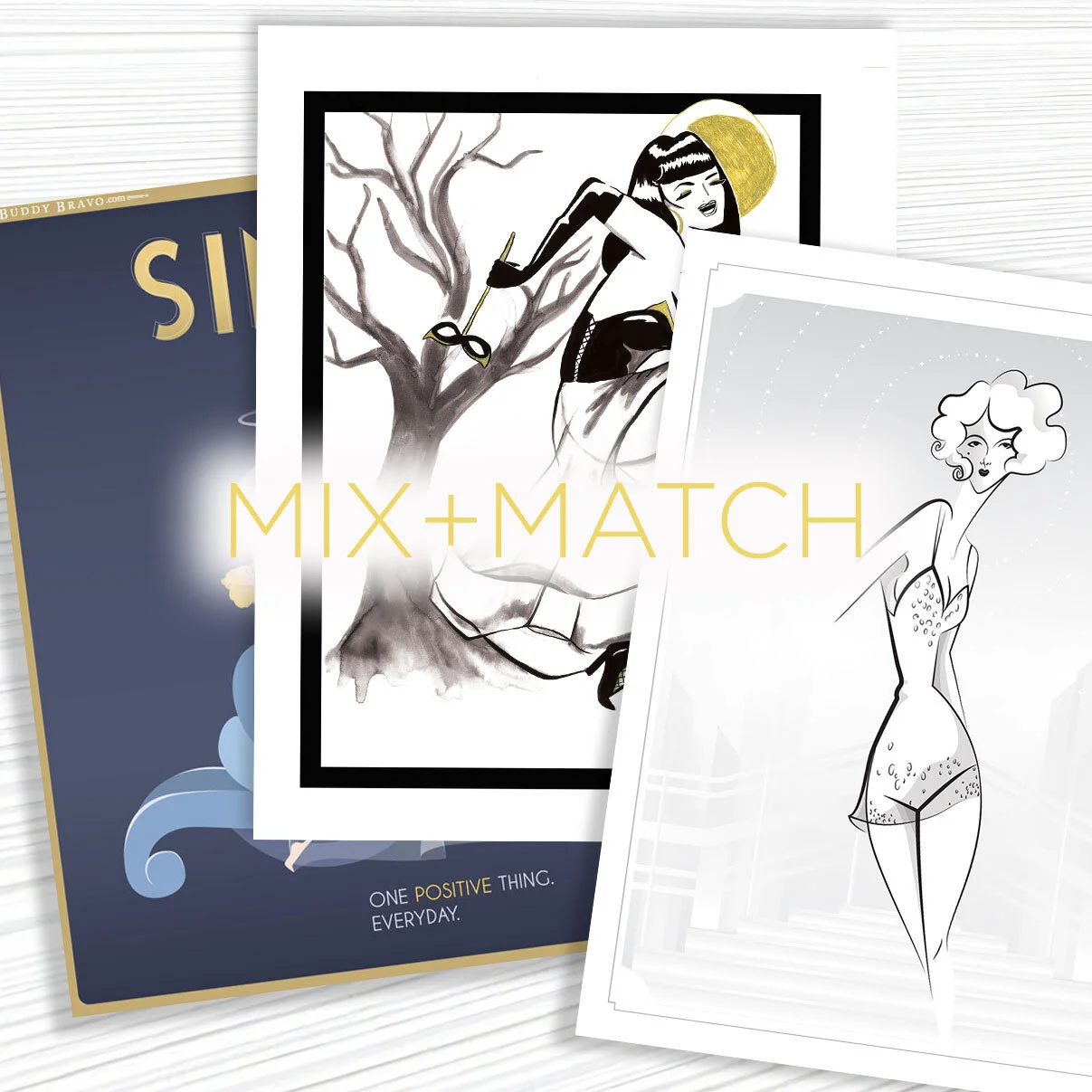 3 Posters Set (11x14)