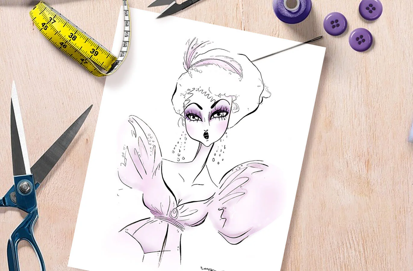 The Good Witch Illustration Print