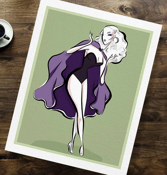 Cape Illustration Print