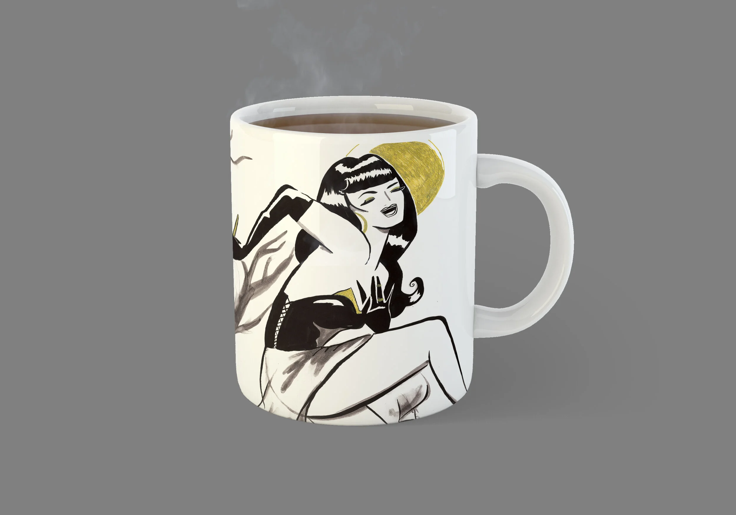 11 Oz Mug: Wild Witch Lady