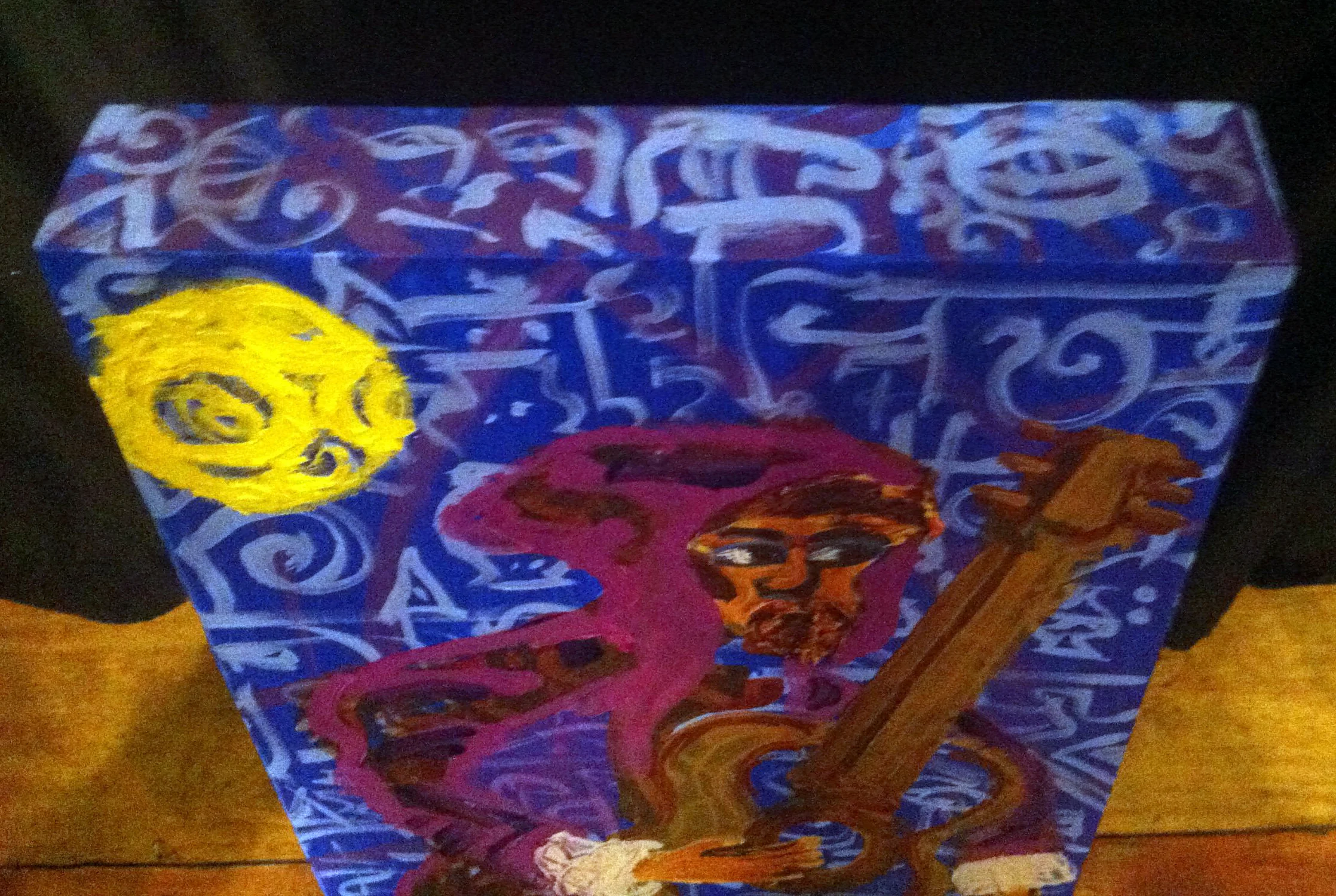Top View of "The Lady and the Bard"