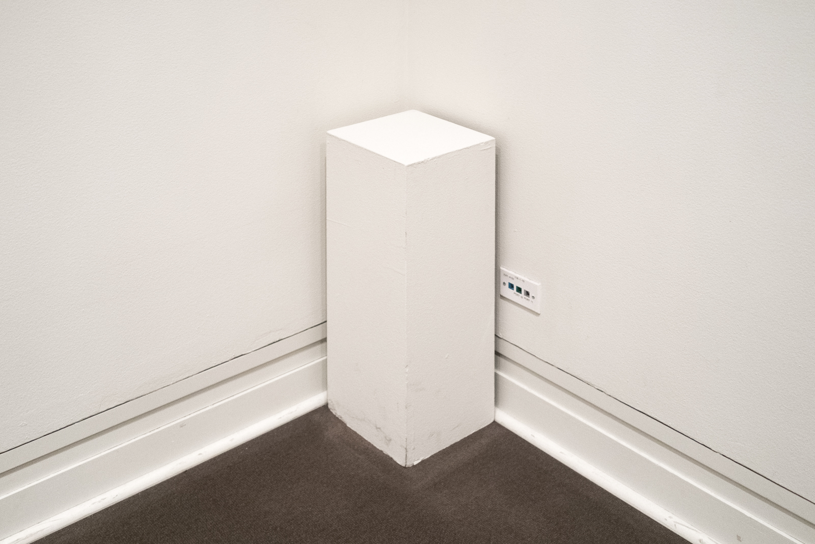 Untitled (On Charcoal With Outlet) New York 2016