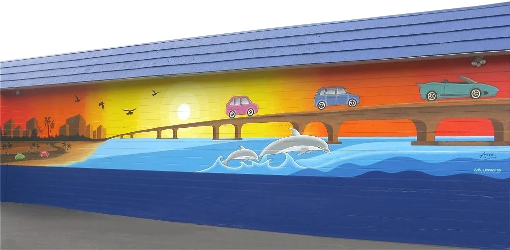 MURAL COMPLETE! It took 45 mornings to complete this wall. Every day is chronicled here: www.clearwatermural.com