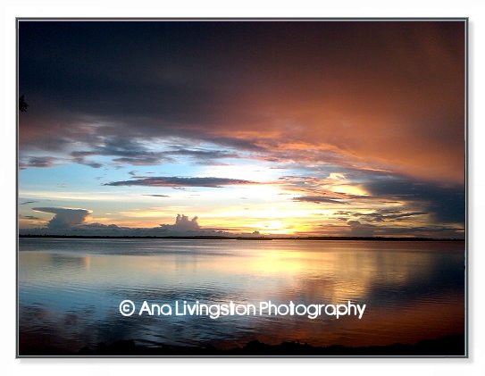 "Sunset on Honeymoon Island", Photograph from Dunedin, Florida