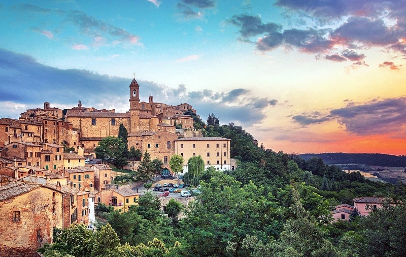  -Beautiful Montepulciano, Italy. Opening for the short story by Ana Livingston titled “Chat With a Dead Man”.