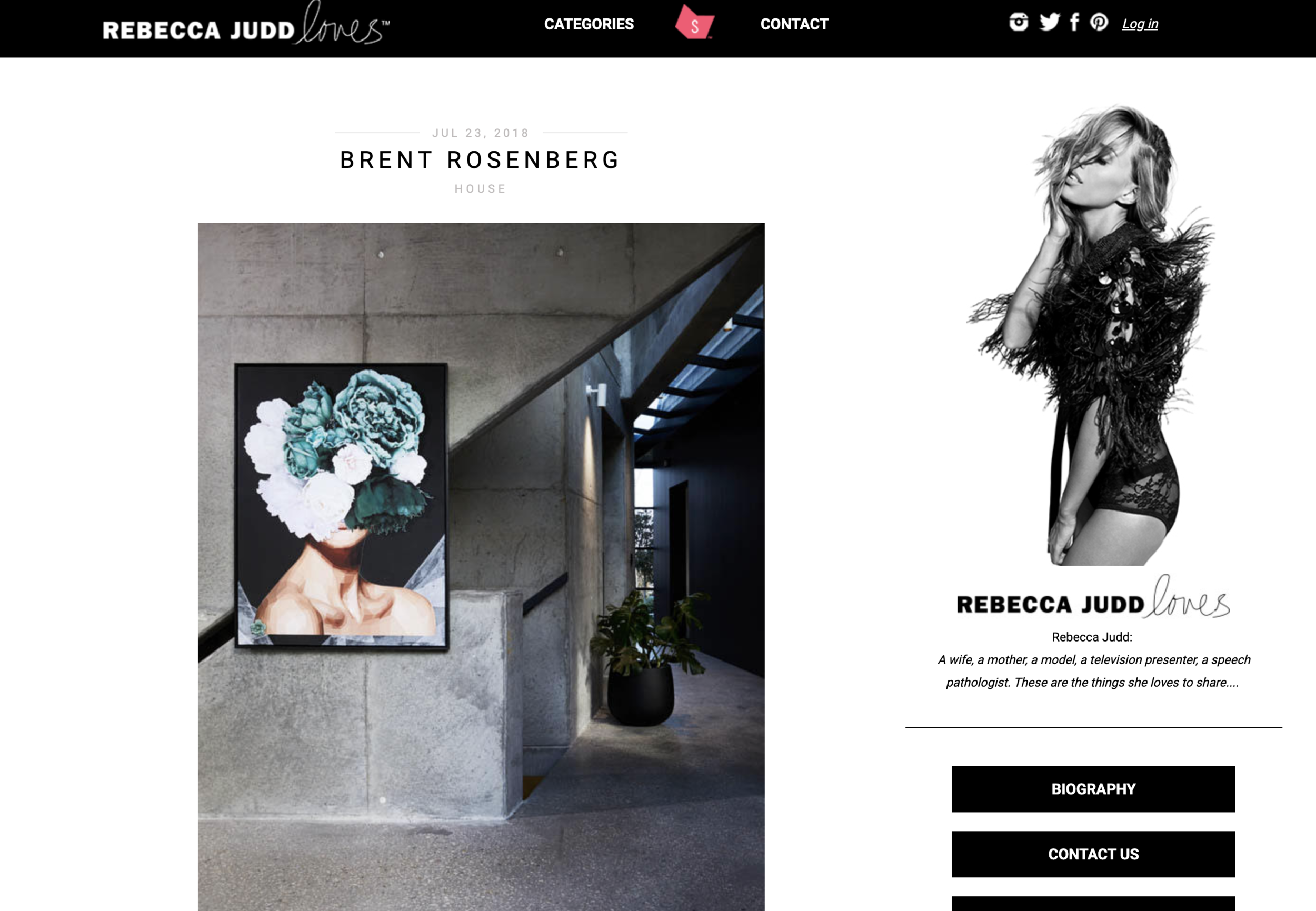 EBECCA JUDD LOVES- Seasons of Dreams series was launched on Rebecca Judd Loves.