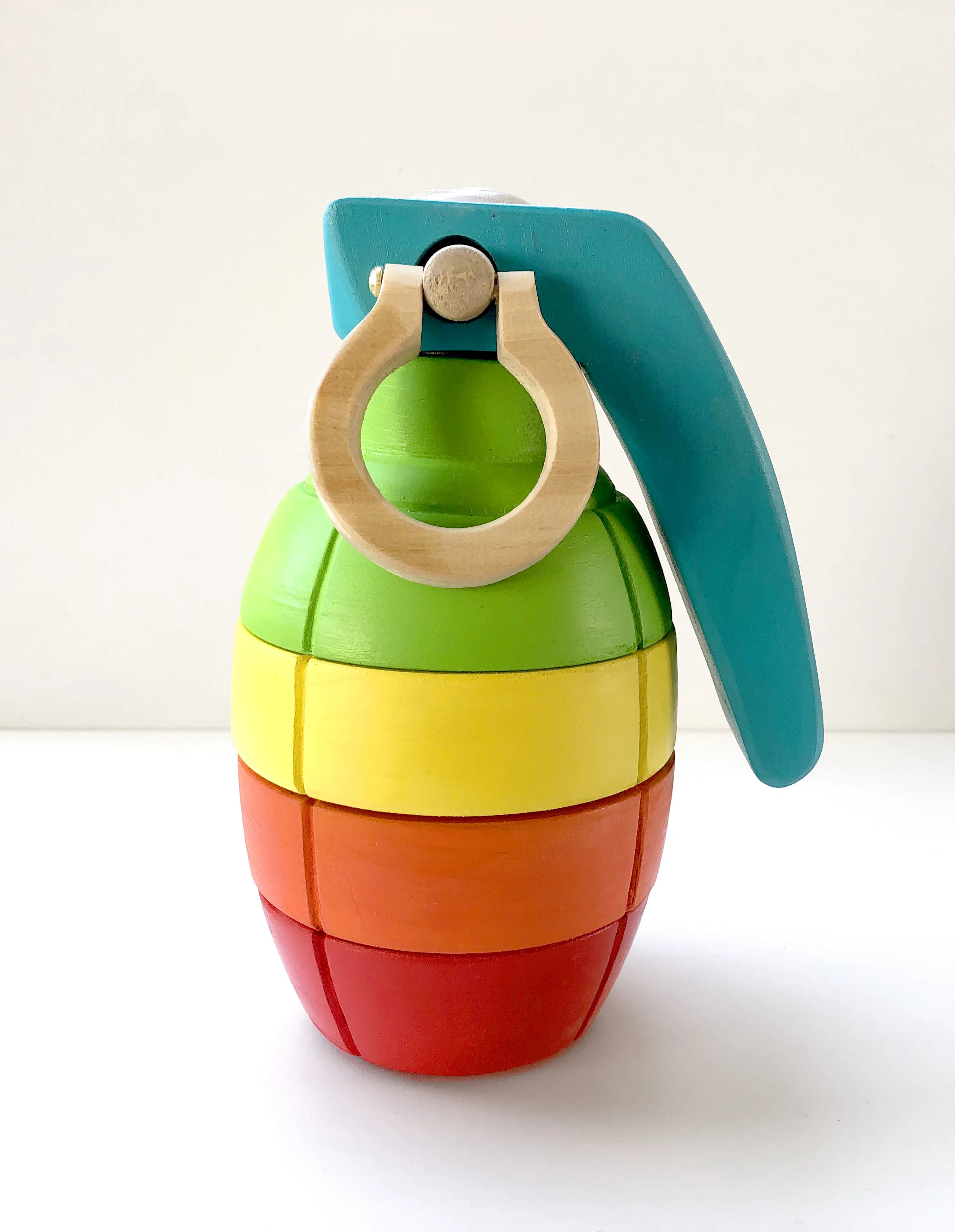 Pull-to-Play Stacking Grenade