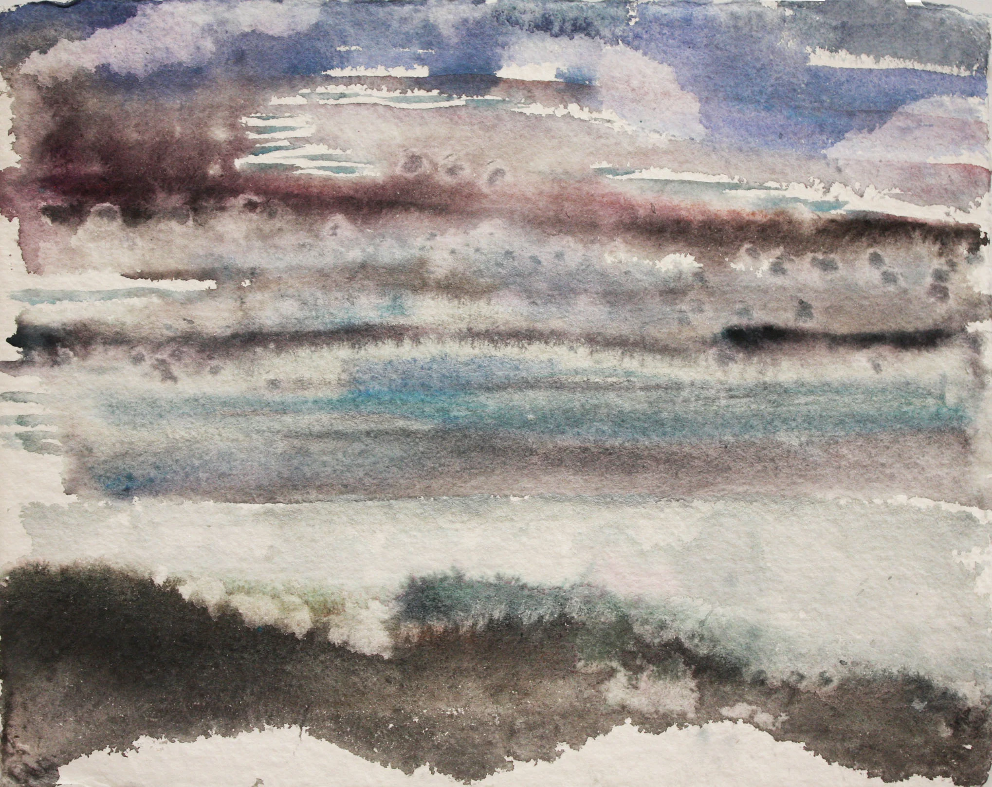 9¾” x 9¾” unframed, 12”x12” framed