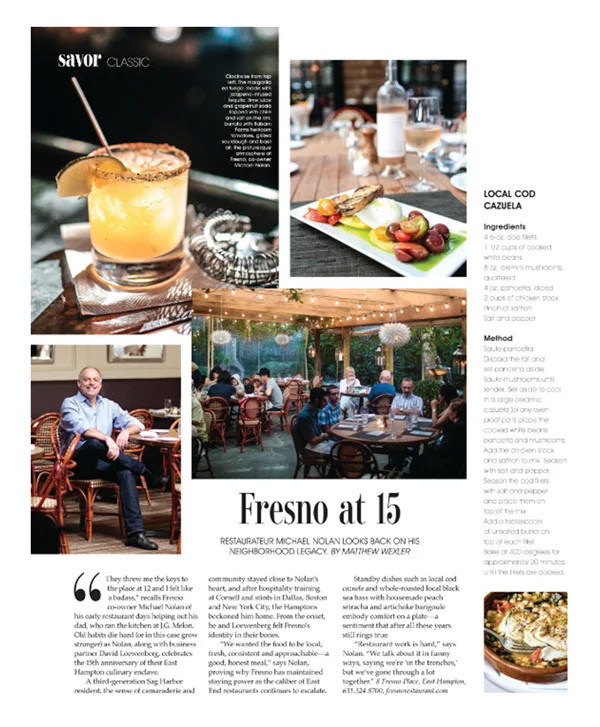 "Fresno at 15" by Hamptons Mag