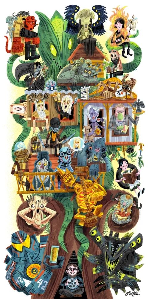 "Toro's Treehouse" Guillermo Del Toro tribute show (Gallery 1988)