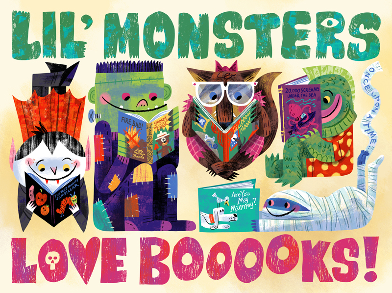  "Lil' Monster Books" Literary Monsters, Creatures &amp; Beasts ... OH MY! show (Briargate Barnes &amp; Noble) 