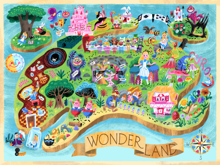  “Wonderland" Mary Blair tribute show (Leanna Lin’S Wonderland) 