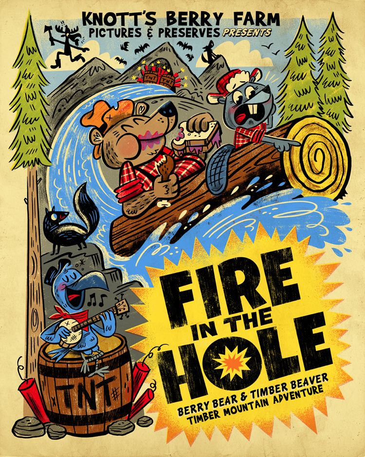  "Fire in the Hole" Boysenberry Festival show (Knott’s Berry Farm) 