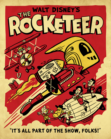  “The Rocketeer" Rocketeer tribute show (Creature Feature gallery) 