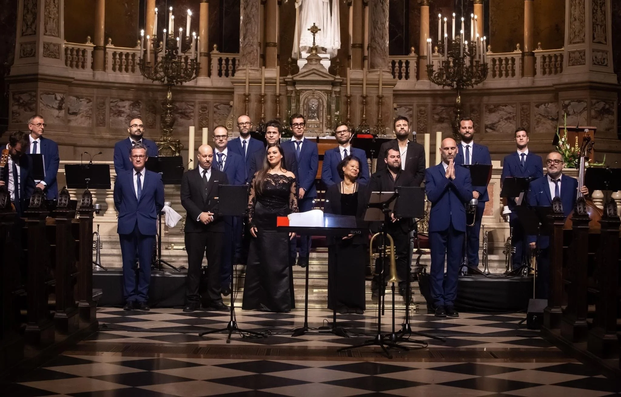 With Modern Art Orchestra post Liszt Via Crucis performance