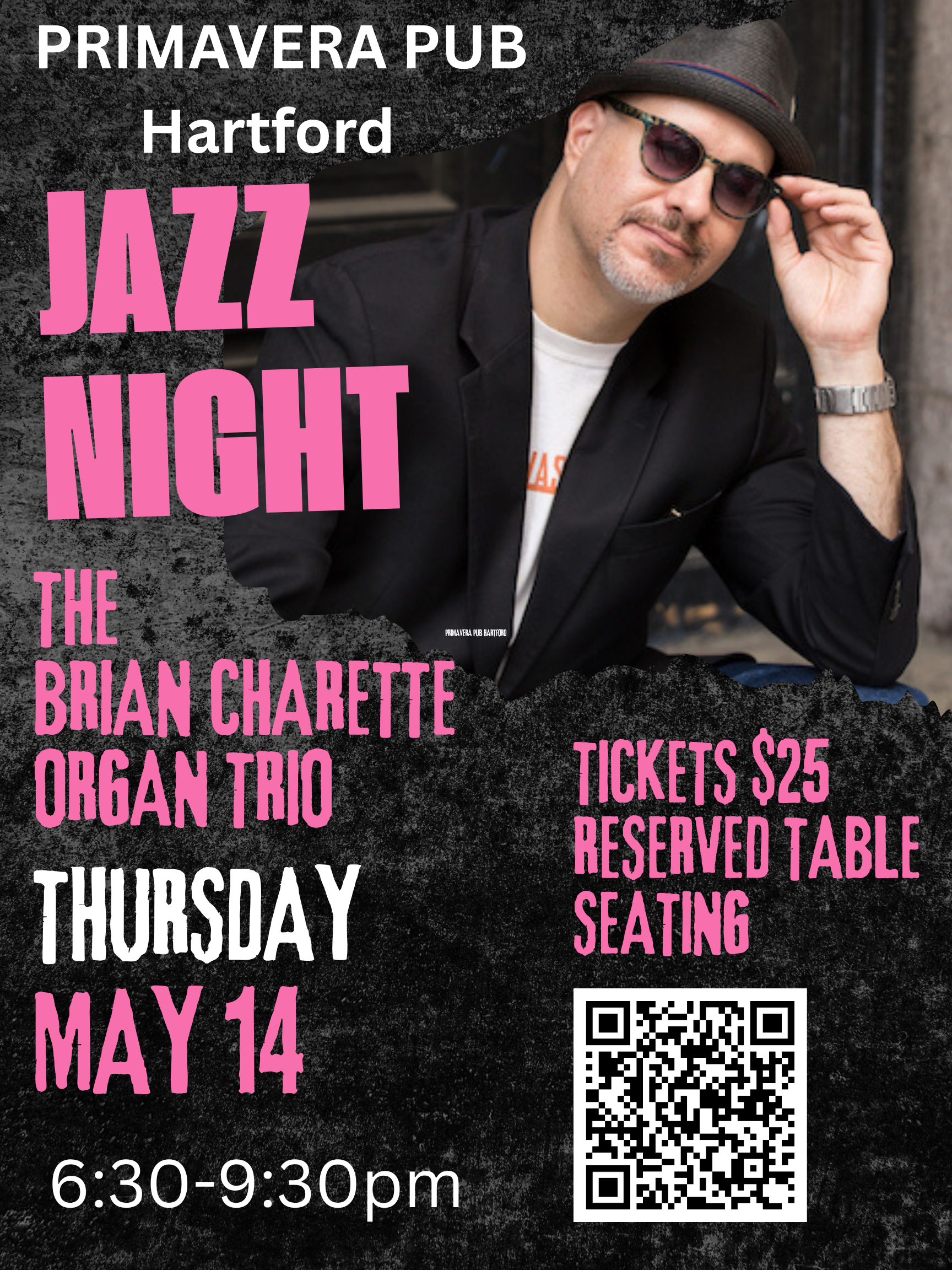 Brian Charette Trio @ Primavera Pub, Hartford, CT