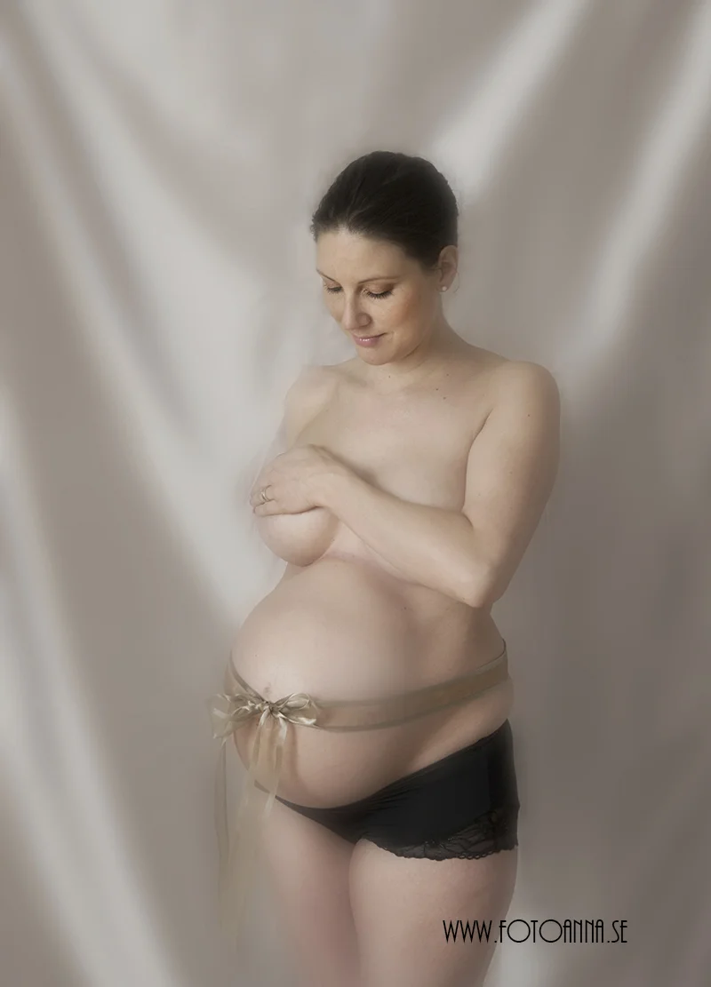 gravidfotografering Studio Fotoanna Trosa